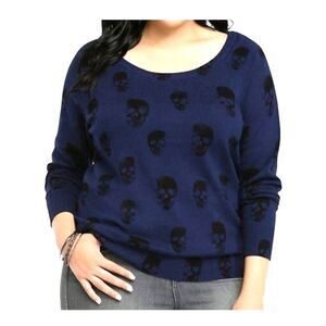 TORRID SKULL PRINT SWEATER